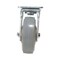 Vestil Rubber Swivel With Total Brake Caster 6 In. Diameter x 2 In. Width 771 lb Dark Gray/Gold CST-KSM-6X2MR-SWTB - alternate 12